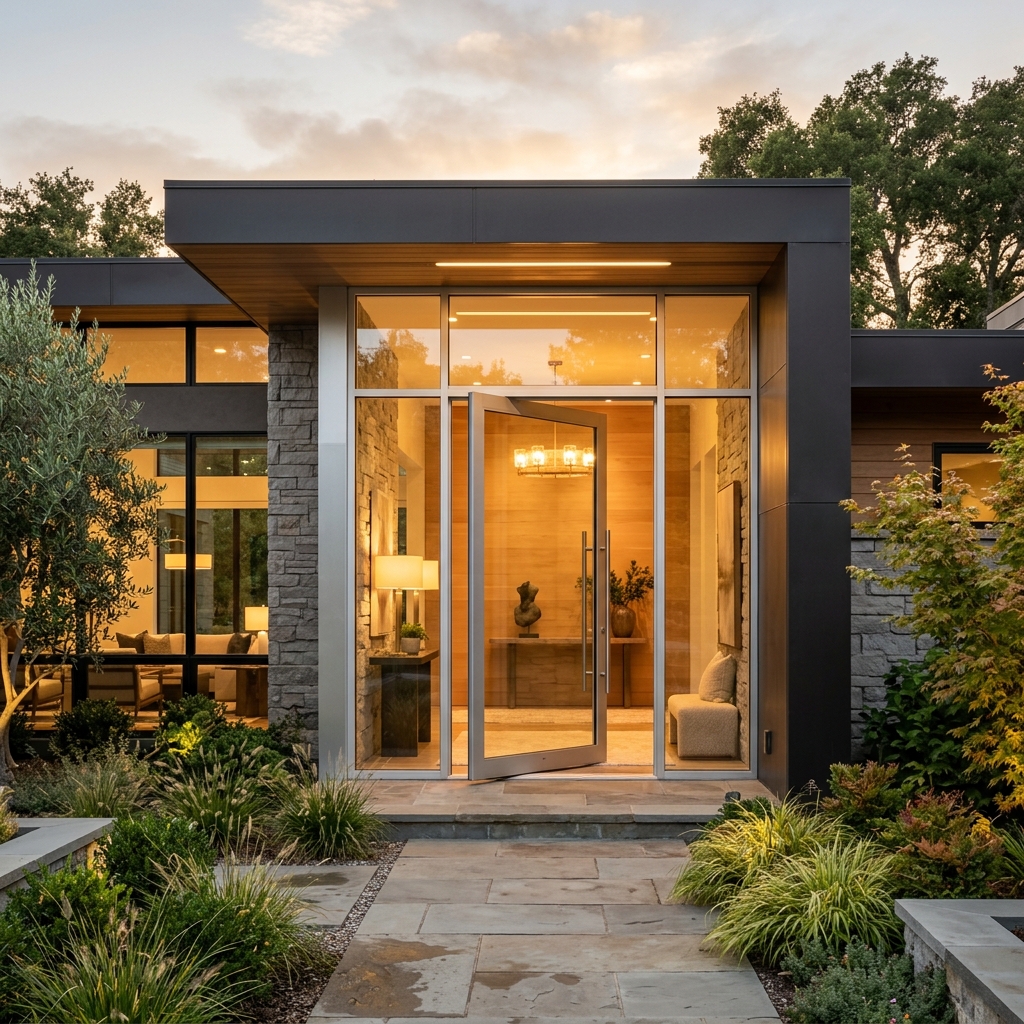 Puertas de aluminio y vidrio